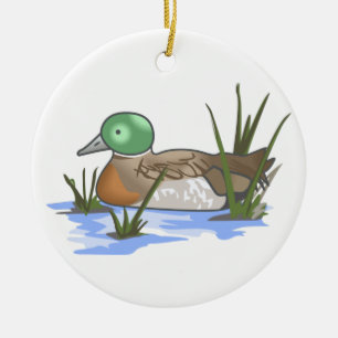 Mallardente Keramik Ornament