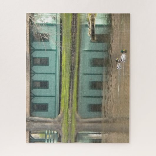 Mallardenten im Teich Puzzle (Vertikal)