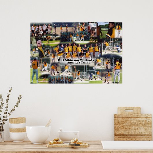 Mallards Collage Poster (Küche)