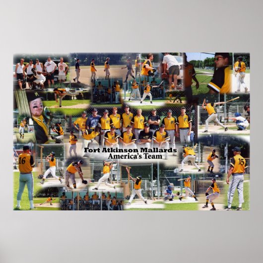 Mallards Collage Poster (Vorne)