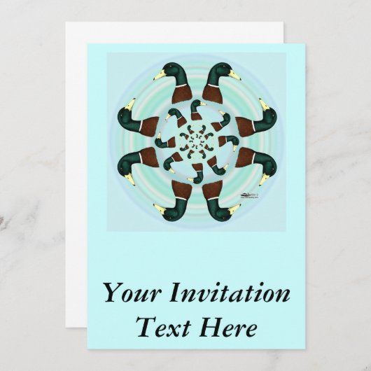 Mallards Galore! Einladung (Vorne/Hinten)