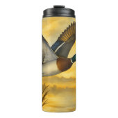 Mallards Goldener Stunden-Flug Thermosbecher (Vorderseite)