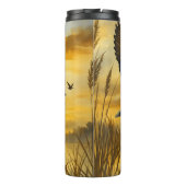 Mallards Goldener Stunden-Flug Thermosbecher (Rückseite)