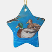Mallards Keramik Ornament (Links)