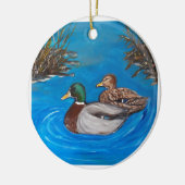 Mallards Keramik Ornament (Links)