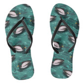 Mallards Schwimmen im Wassermuster Badesandalen (Fußbett)