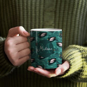 Mallards Schwimmen im Wassermuster Kaffeetasse