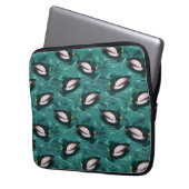 Mallards Schwimmen im Wassermuster Laptopschutzhülle (Vorderseite Links)