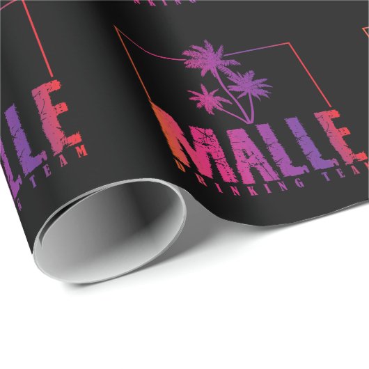 Malle Mallorca Drinking Team Geschenkpapier (Rolleneckpunkt)