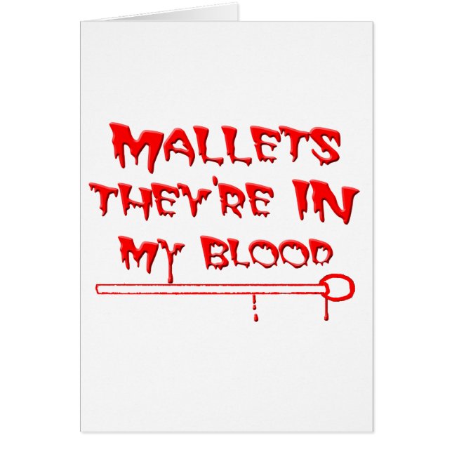 Mallets in meinem Blut (Vorne)