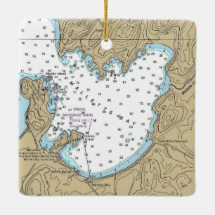 Malletts Bay VT Wasserdiagramm Keramikornament
