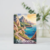 Mallorca Art Postkarte (Stehend Vorderseite)
