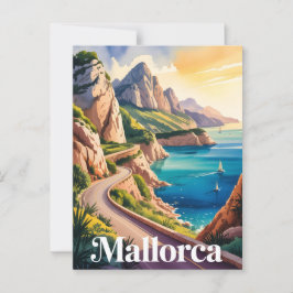 Mallorca Art Postkarte