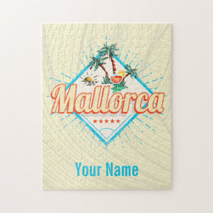 Mallorca Balearen Retro Papagei Vintage Puzzle
