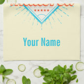 Mallorca Baleareninsel Retro Parrot Vintag Geschirrtuch (Gefaltet)