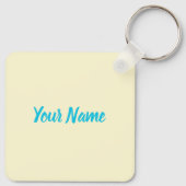 Mallorca Baleareninsel Retro Parrot Vintag Schlüsselanhänger (Rückseite)