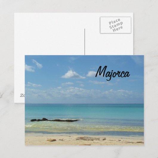 Mallorca Beach - Postkarte (Vorne/Hinten)