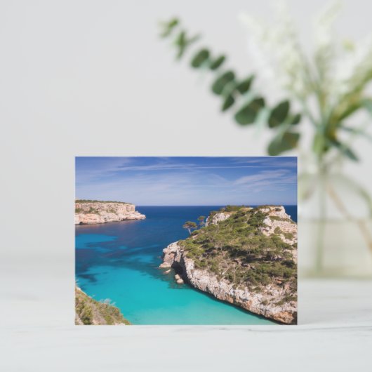 Mallorca - Cala des Moro Beach Postkarte (Stehend Vorderseite)