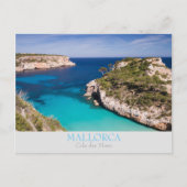 Mallorca - Cala des Moro with text postcard Postkarte (Vorderseite)