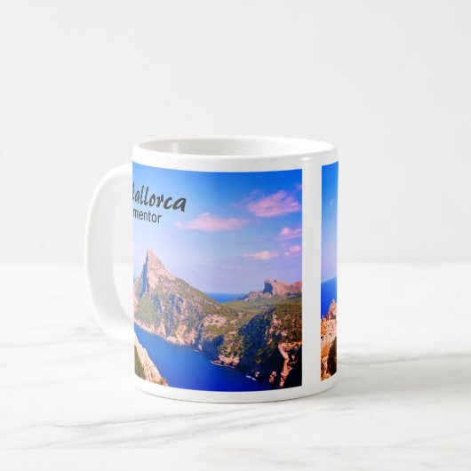 Mallorca Cap de Formentor Foto Kaffeetasse (Vorderseite Links)