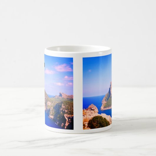 Mallorca Cap de Formentor Foto Kaffeetasse (Mittel)