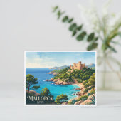 Mallorca Capdepera Spanien Postkarte (Stehend Vorderseite)