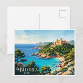 Mallorca Capdepera Spanien Postkarte (Vorne/Hinten)