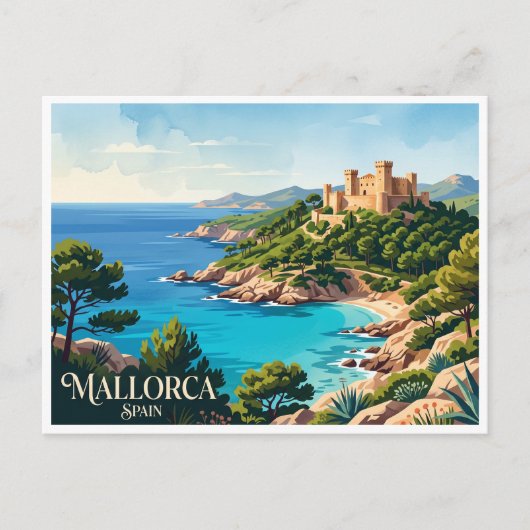Mallorca Capdepera Spanien Postkarte (Vorderseite)