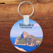 Mallorca Formentor Reise Souvenir Schlüsselanhänger (Vorderseite)