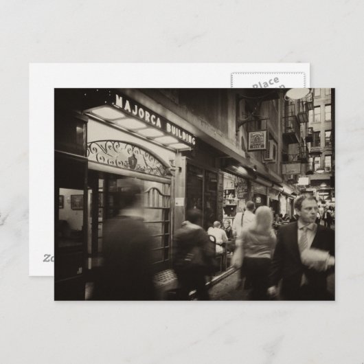 Mallorca Gebäude, Centre Place, Melbourne Postkarte (Vorne/Hinten)