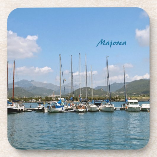 Mallorca Getränkeuntersetzer (Vorderseite)