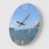 Mallorca Große Wanduhr (Winkel)