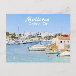 Mallorca Hafen von Cala d`Or Postkarte