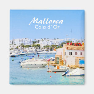 Mallorca Hafen von Cala d`Or Souvenir Magnet