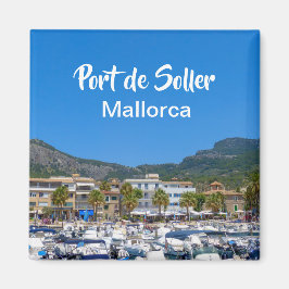 Mallorca Hafen von Soller Hafen Souvenir Magnet