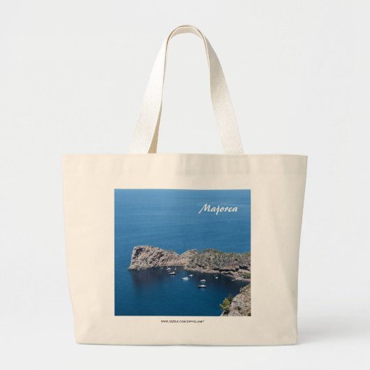 Mallorca Jumbo Stoffbeutel (Vorne)
