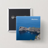 Mallorca-Knopf Button (Vorne & Hinten)