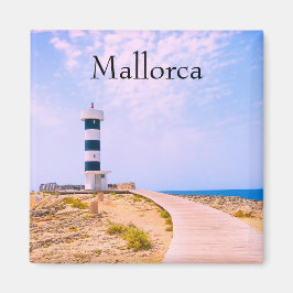 Mallorca Lighthouse in Colonia de Sant Jordi Foto Magnet