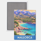 Mallorca Magnet (Vorderseite/Rückseite)
