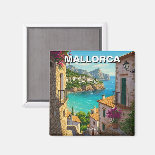 Mallorca Magnet (Vorderseite/Rückseite)