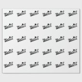 Mallorca mit Palmen Geschenkpapier (Flach)