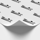 Mallorca mit Palmen Geschenkpapier (Ecke)