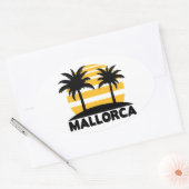 Mallorca Ovaler Aufkleber (Umschlag)