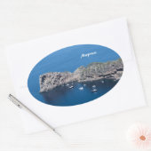 Mallorca Ovaler Aufkleber (Umschlag)