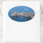 Mallorca Ovaler Aufkleber (Tasche)