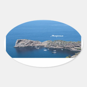 Mallorca Ovaler Aufkleber
