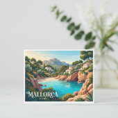Mallorca Palma Spanien Postkarte (Stehend Vorderseite)