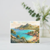 Mallorca Palma Spanien Postkarte (Stehend Vorderseite)