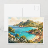 Mallorca Palma Spanien Postkarte (Vorne/Hinten)