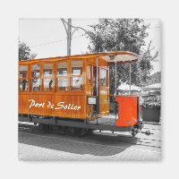 Mallorca Port de Soller Alte Straßenbahn Souvenir